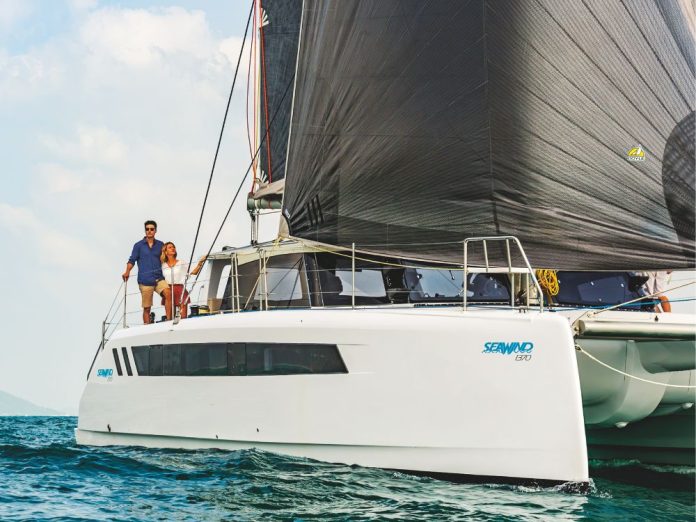 The Seawind Catamaran's Seawind 1370 // Supplied The Seawind Catamaran's Seawind 1370 // Supplied