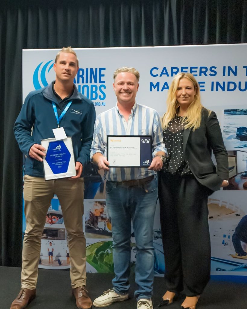 BLA receives award 2026 Sydney Boat Show // BIA