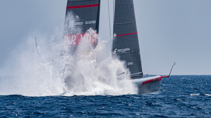 Near Capsize In Cagliari For Luna Rossa