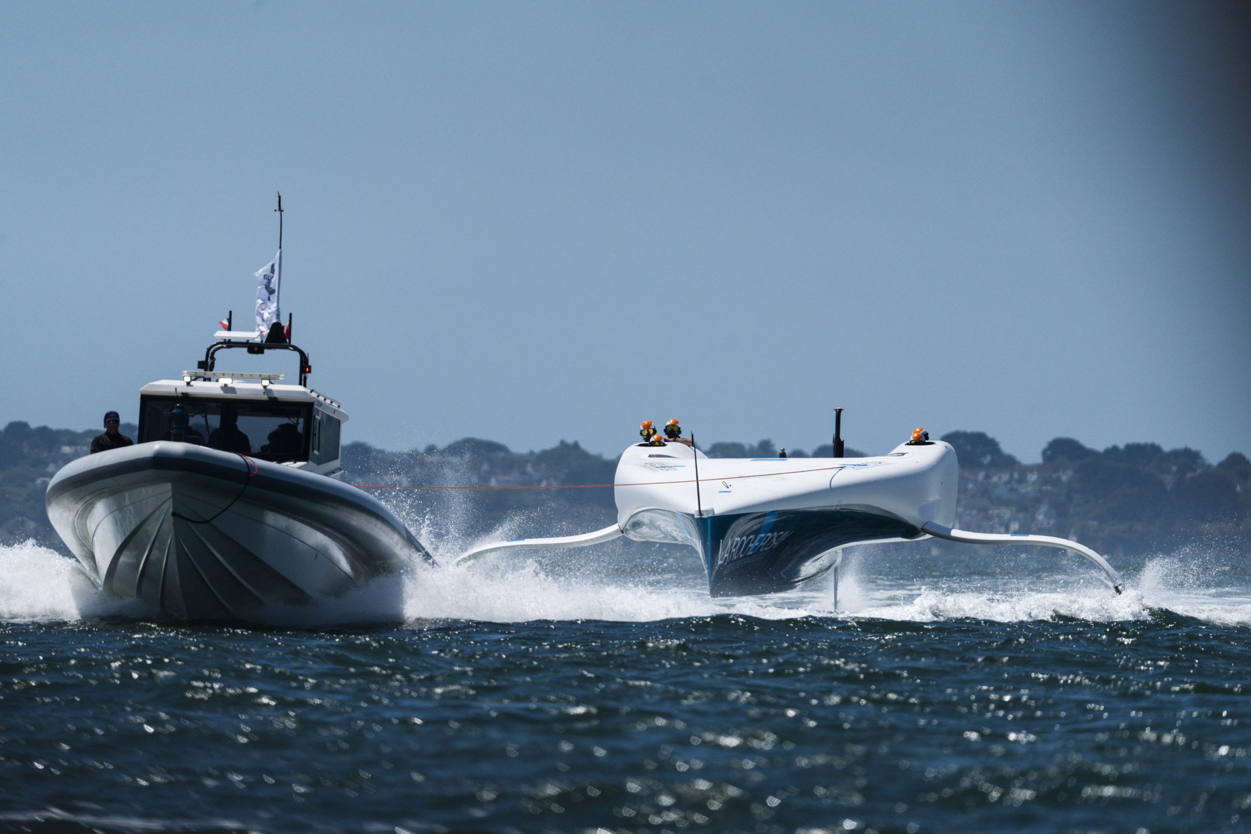 The French Ac75, The La Roche-Posay Racing Team, Unveils Its New Livery And Sails Again From Lorient