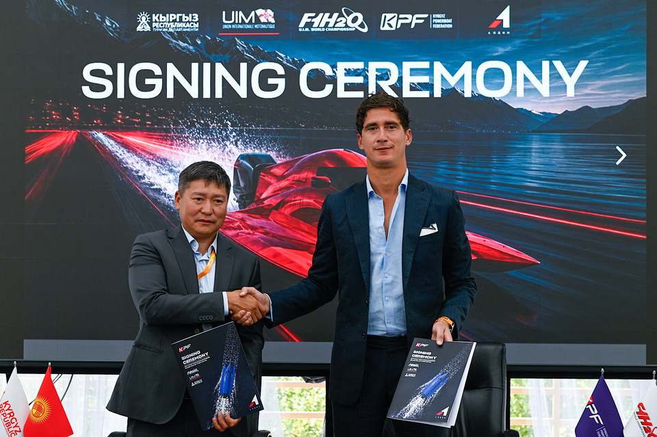 H2o racing and kyrgyz powerboating federation secure future of f1h2o in kyrgyzstan with 2027 agreement