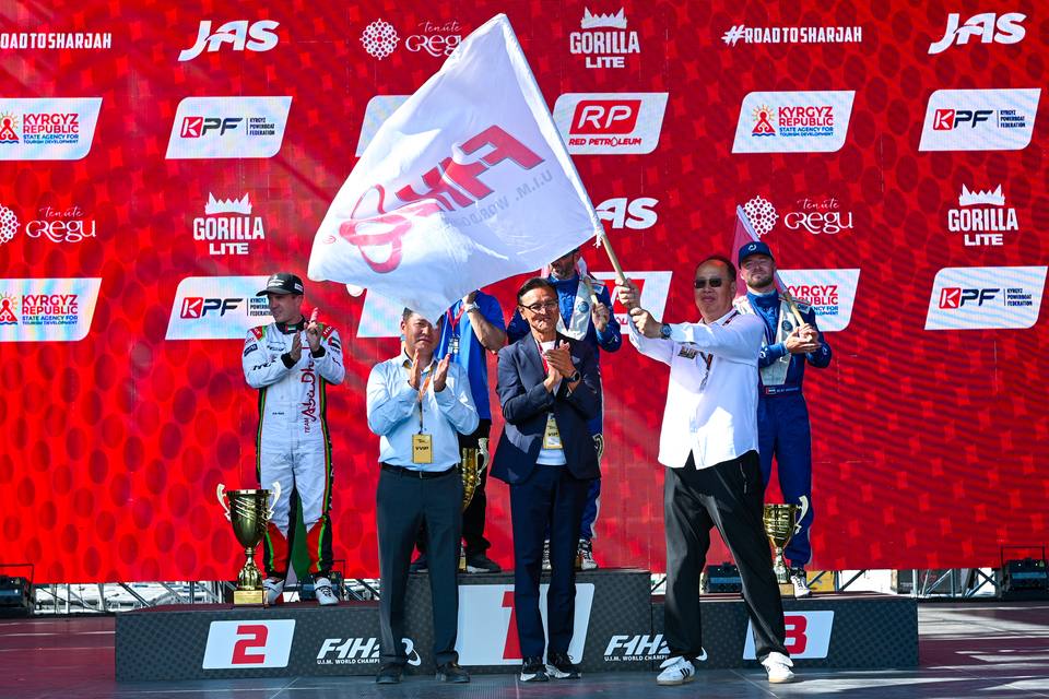 Shaun torrente claims the first ever grand prix of kyrgyzstan win