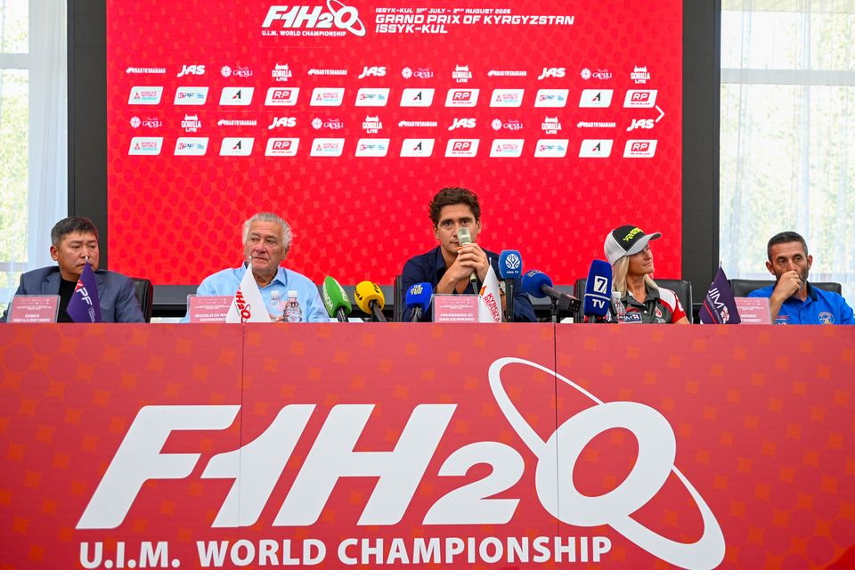 Press conference opens proceedings for inaugural grand prix of kyrgyzstan