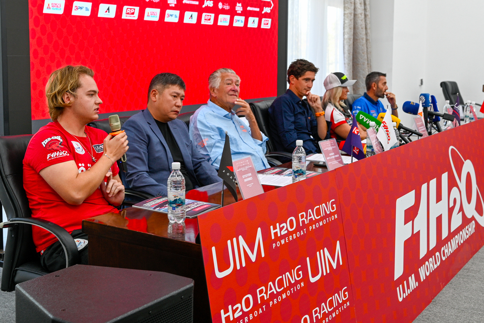 Press conference opens proceedings for inaugural grand prix of kyrgyzstan