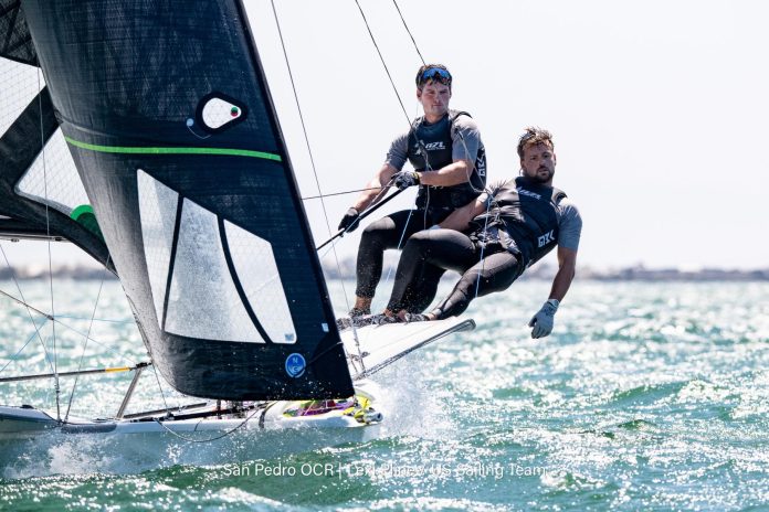 2026 Olympic Classes Regatta, Day 6: Mattias Coutts and Oscar Gunn lead New Zealand charge at venue for Los Angeles 2028 Olympic Games