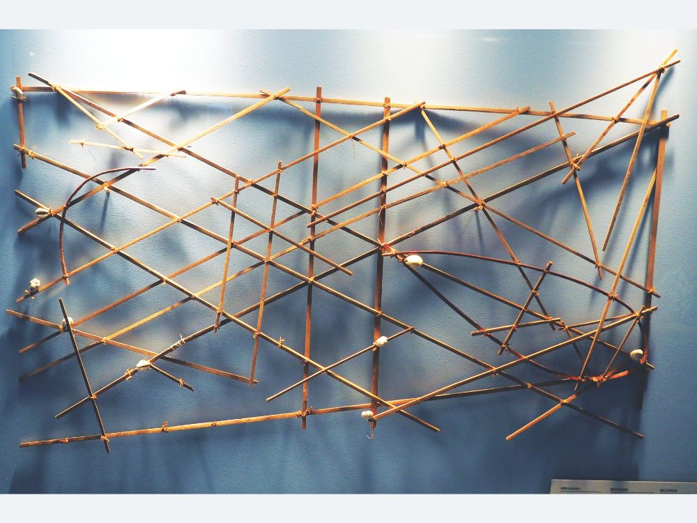 A Micronesian stick chart. // Supplied