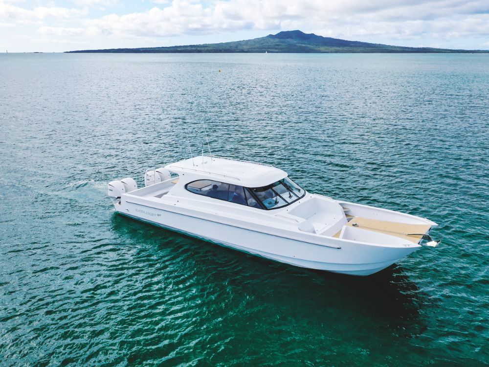 Contract security applies to imported boats bought through local dealers or directly from large scale manufacturers, refit work, and custom builds like the Catalyst. // Supplied