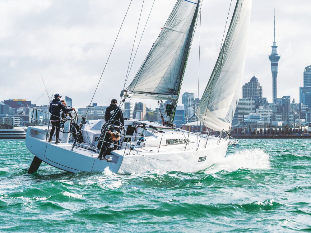 Contract security applies to imported boats bought through local dealers or directly from large scale manufacturers, refit work, and custom builds like the Catalyst. // Supplied