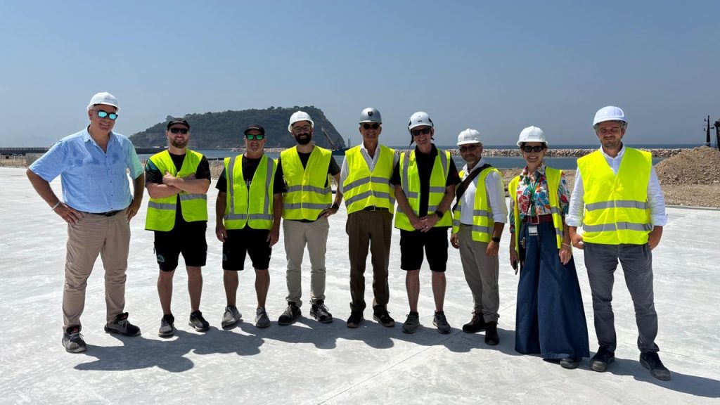 Emirates Team New Zealand Base Construction In Naples Begins
