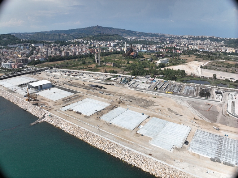 Emirates Team New Zealand Base Construction In Naples Begins