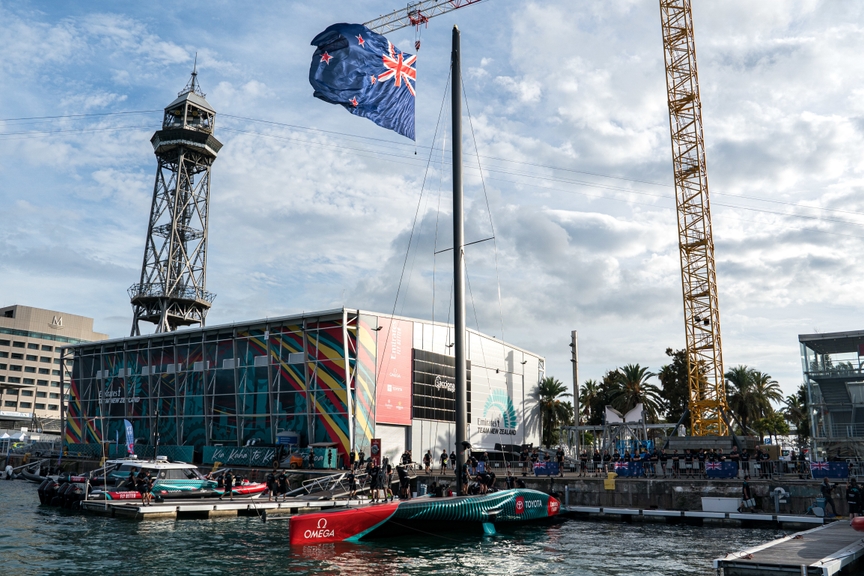 Emirates Team New Zealand Base Construction In Naples Begins