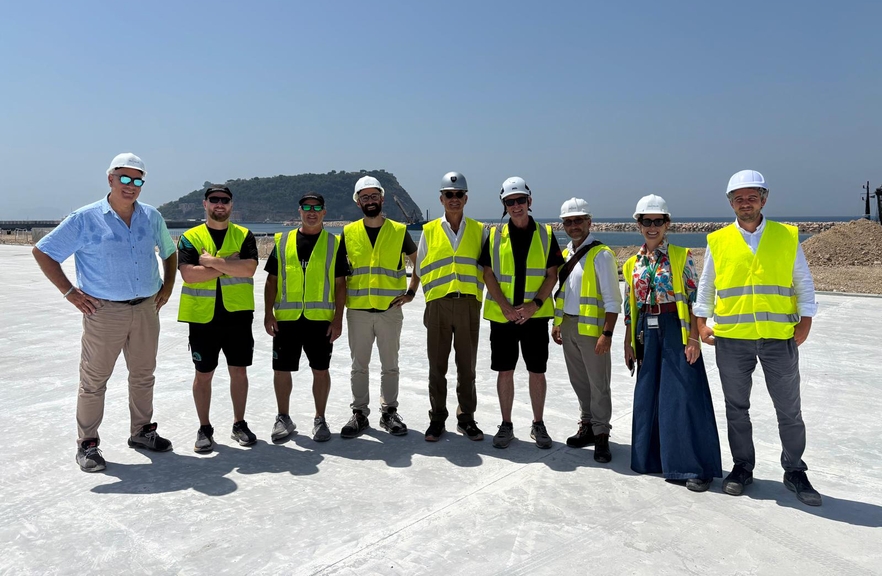 Emirates Team New Zealand Base Construction In Naples Begins