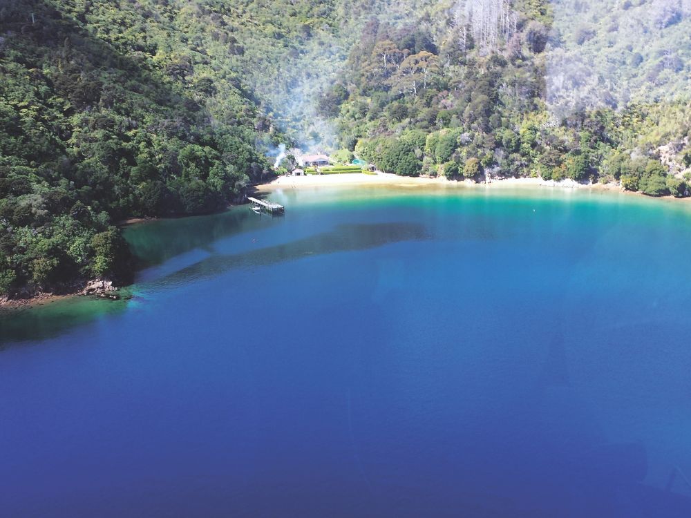 The Macalister bach in Blackwood Bay, Marlborough Sounds.
