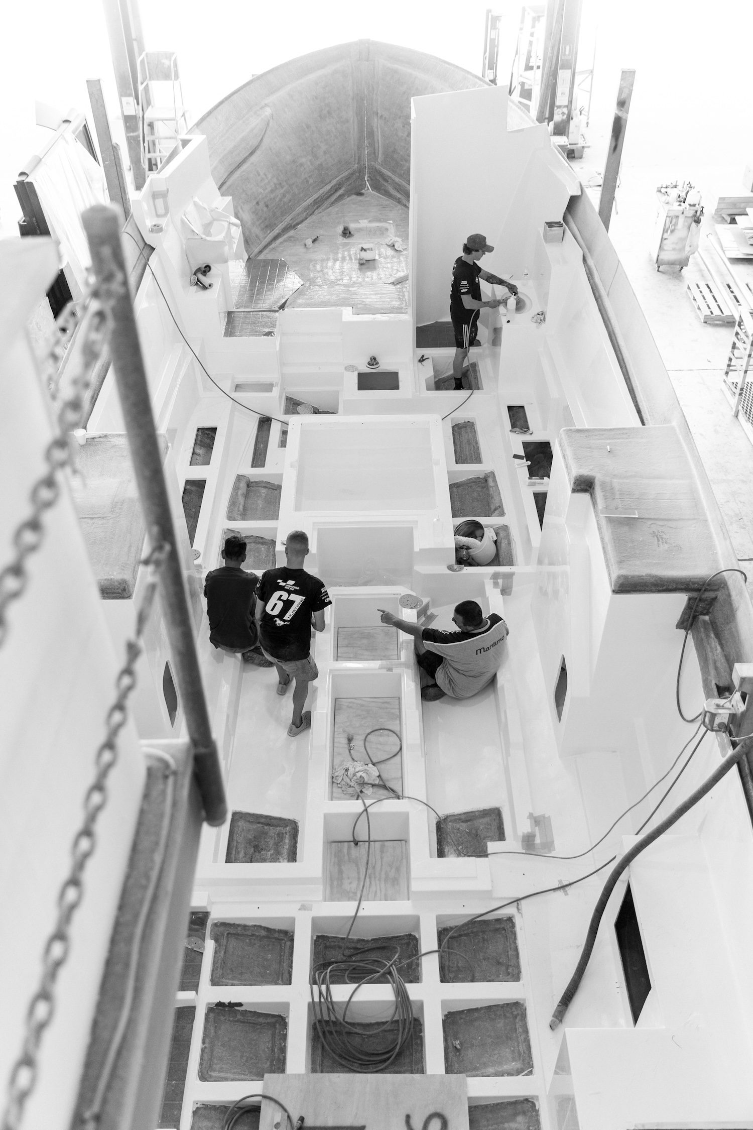 Lamination | The Art, Precision and Craftsmanship Behind Every Maritimo Hull