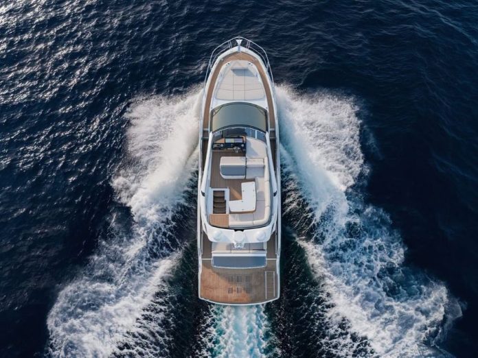 Galeon Yachts officially unveiled the revamped Galeon 420 FLY on 30 July 2026. // Supplied