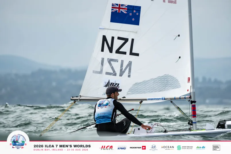 2026 ILCA 7 World Championships, Day 1: Race win lifts New Zealand's Tom Saunders into top 20 in Ireland