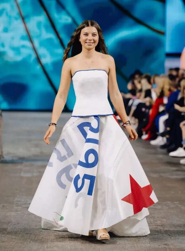 Cut from a different cloth: The story behind Phoebe Willis’ sailing-inspired showstopper at New Zealand Fashion Week