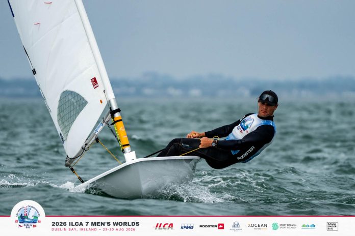 2026 ILCA 7 World Championships, Day 2: New Zealand's Tom Saunders, George Gautrey and Caleb Armit qualify for gold fleet in Ireland