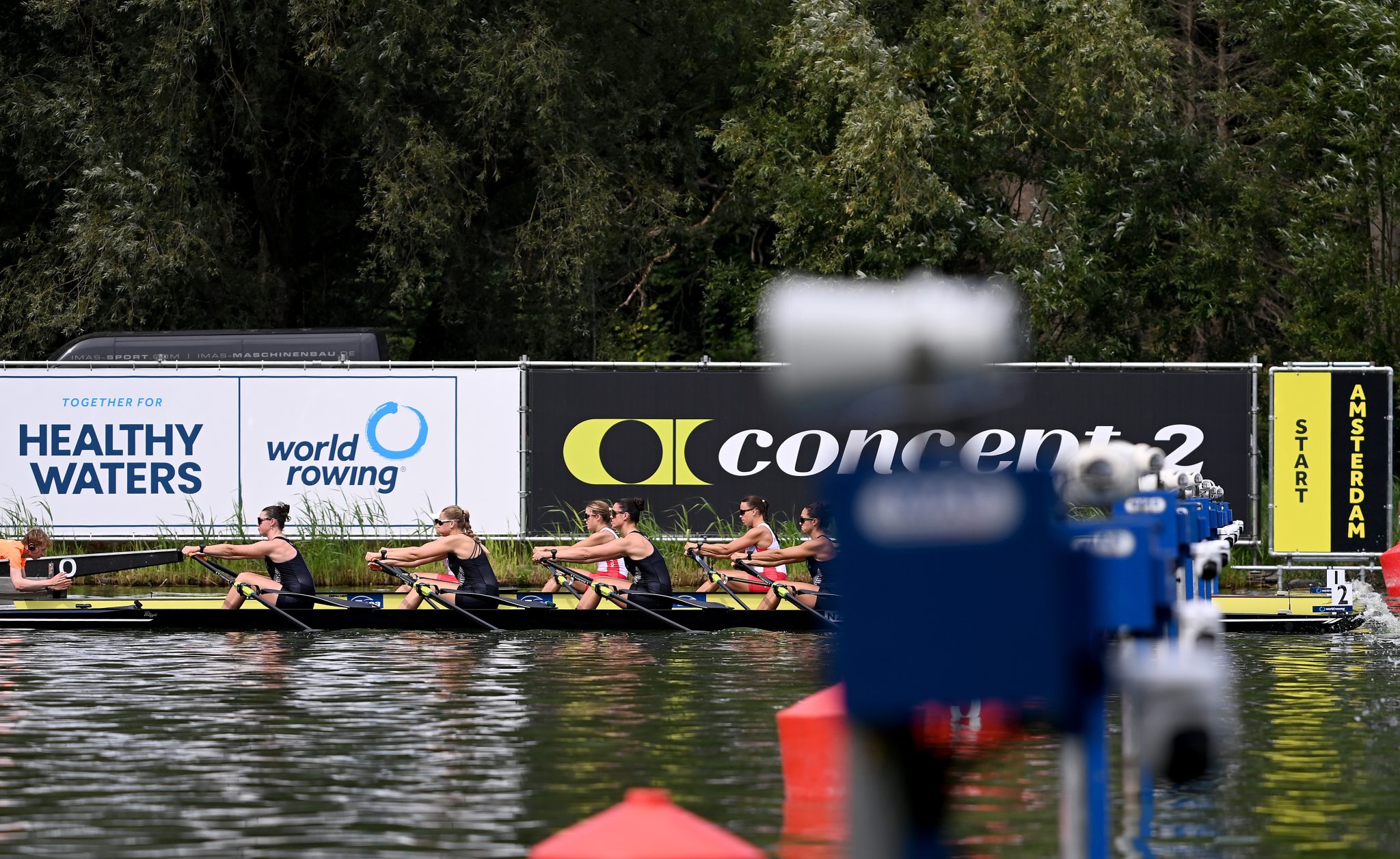 Fast-improving Men's Four rocket into medal race