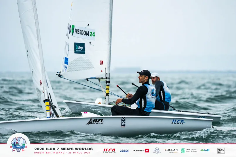 2026 ILCA 7 World Championship, Day 3: New Zealand trio hang tough after challenging first day of gold fleet racing in Ireland