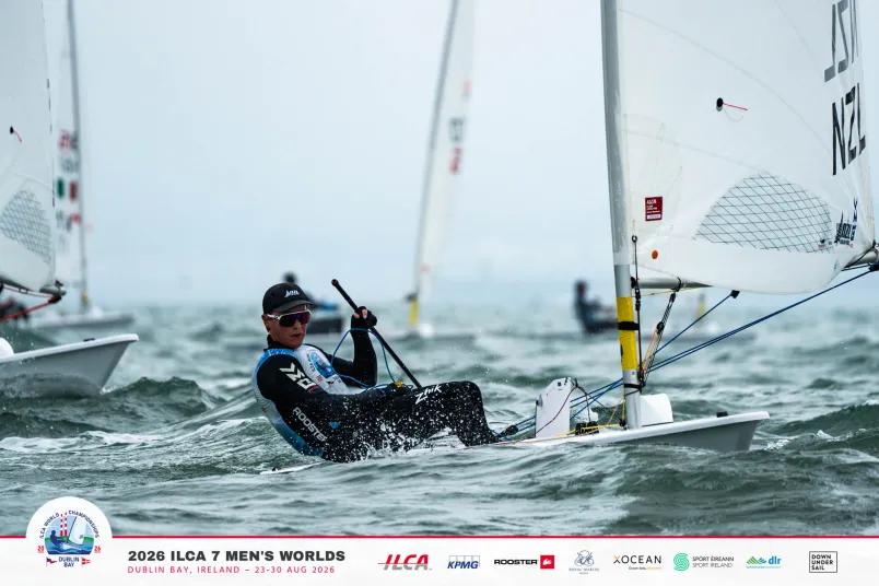 2026 ILCA 7 World Championship, Day 3: New Zealand trio hang tough after challenging first day of gold fleet racing in Ireland