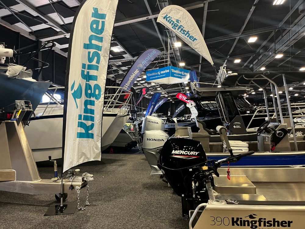 One day out, Boat Fish Dive Expo takes shape. // Photo credit: Kirsten Thomas