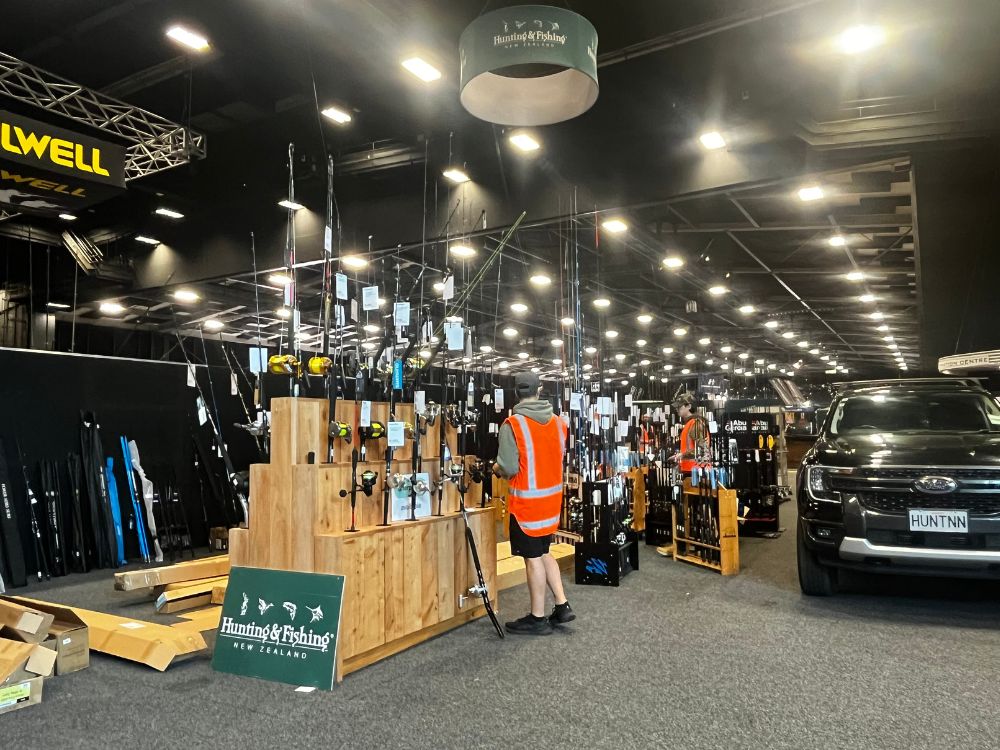One day out, Boat Fish Dive Expo takes shape. // Photo credit: Kirsten Thomas