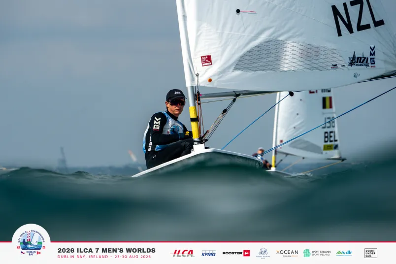 2026 ILCA 7 World Championship, Day 4: New Zealand's Tom Saunders charges into medal-series contention in Ireland