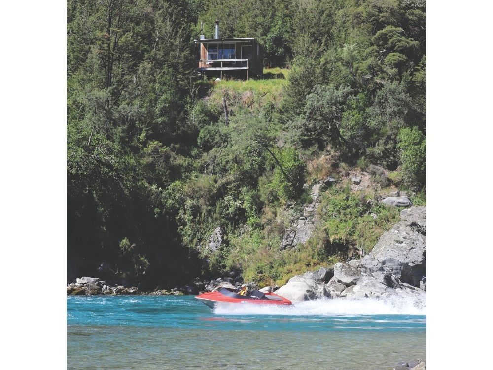 Hamilton Hut watches over all river users. // Photo credit: Tom Fraser