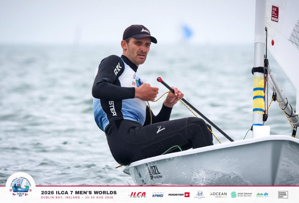 2026 ILCA 7 World Championship: Tom Saunders finishes 12th as New Zealand's campaign ends in Ireland. // Photo credit: Down Under Sail