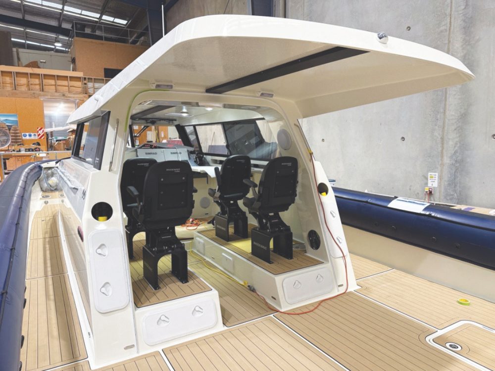 LSB's Catalyst Chase 50 // Photo courtesy Lloyd Stevenson Boatbuilders.