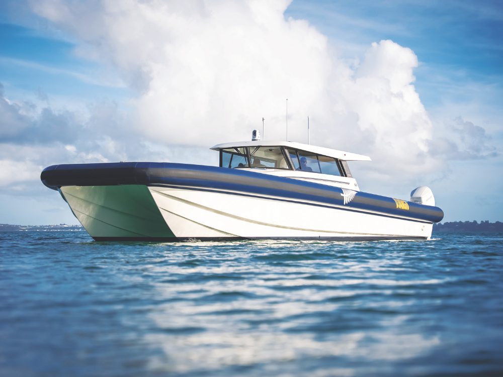 LSB's Catalyst Chase 50 // Photo courtesy Lloyd Stevenson Boatbuilders.
