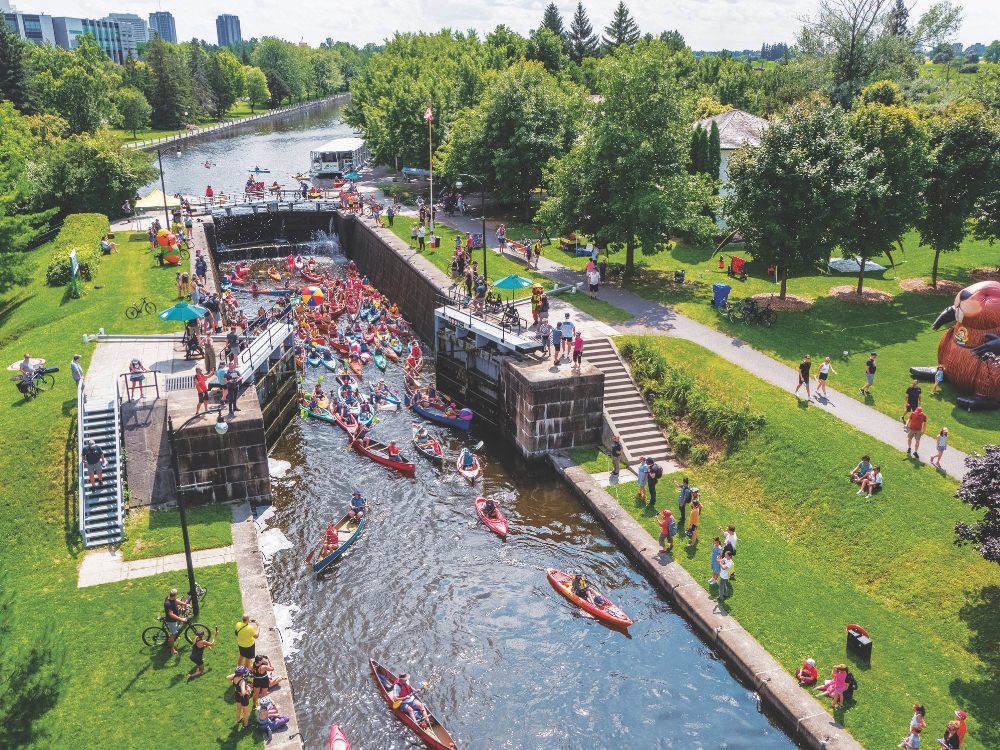 Exiting Hartwells Lock. // Photo credit: Justen Soule