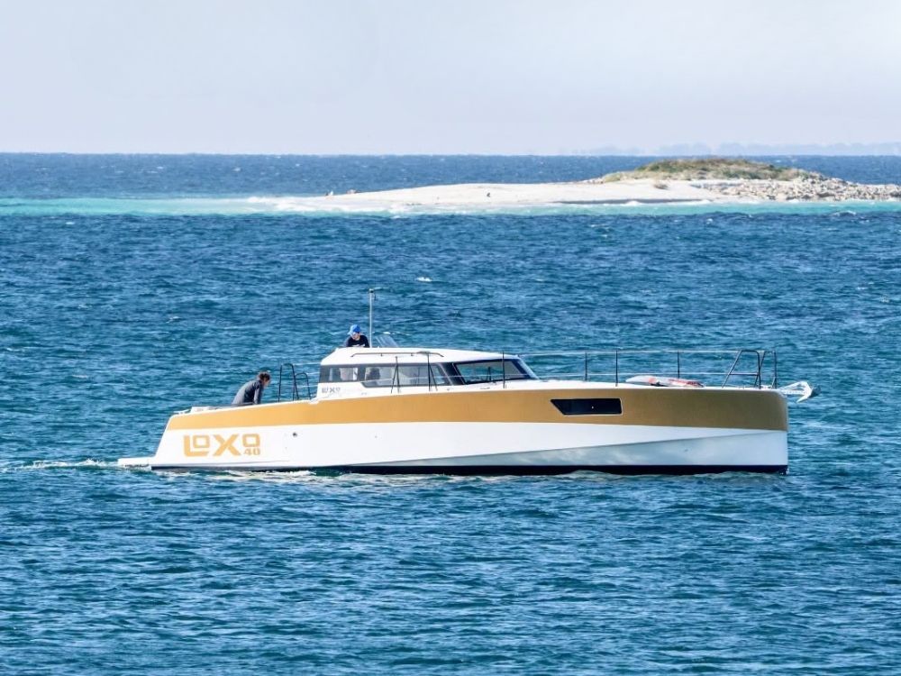Pogo Structures' Loxo 40. // Photo courtesy Cannes Yachting Festival