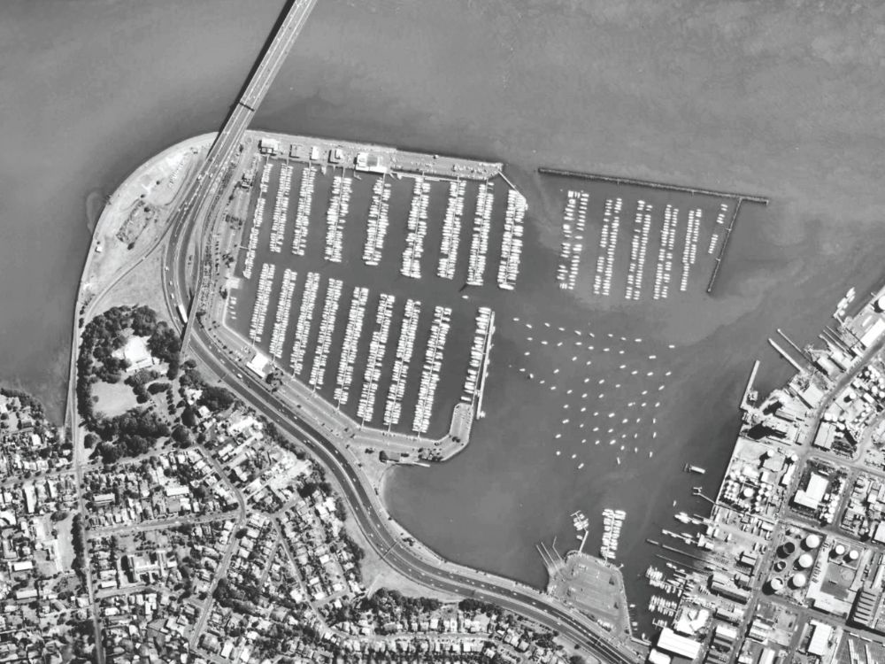Westhaven Marina circa 1980 with more than 1,100 berths