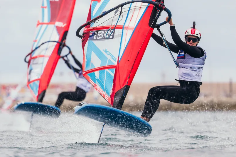 2026 iQFOiL World Championship, Day 3: Veerle ten Have surges back into top 10 as Kiwis make gains in Weymouth