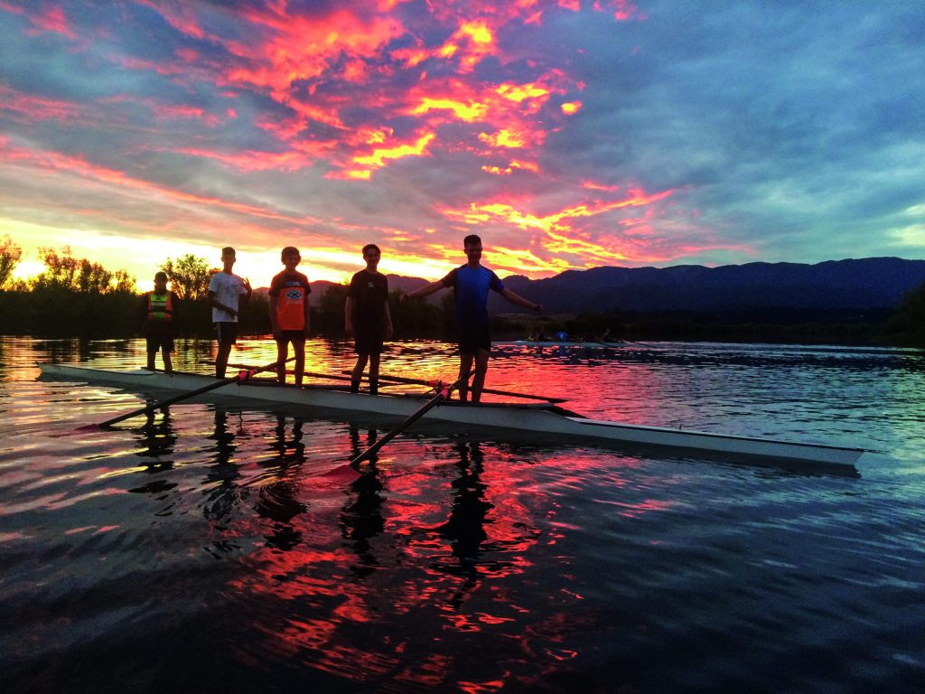 Onslow College rowing team practices on the diversion for six weekends every year. // Photography by Diana and Kevin Cudby