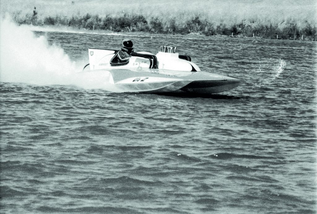 The hydroplane Nauti Lass clocked 64.3mph (103.5kph) on the diversion in the late 1960s. // Photography supplied