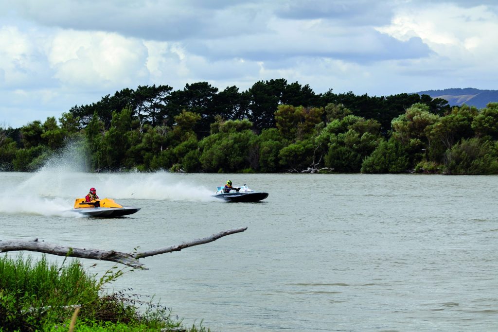 The Wairarapa Powerboat Club’s regatta in January attracted good- sized fleets in several classes. // Photography by Diana and Kevin Cudby