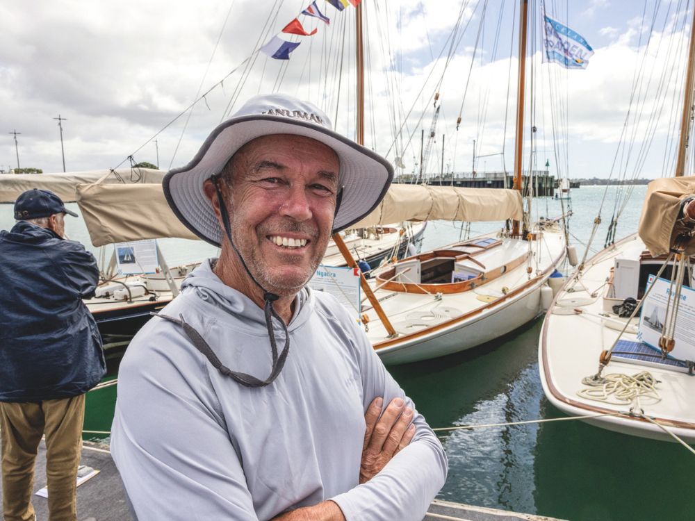 Stephen Horsleyat the 2026 Auckland Wooden Boat Festival. // Photo credit: Roger Mills