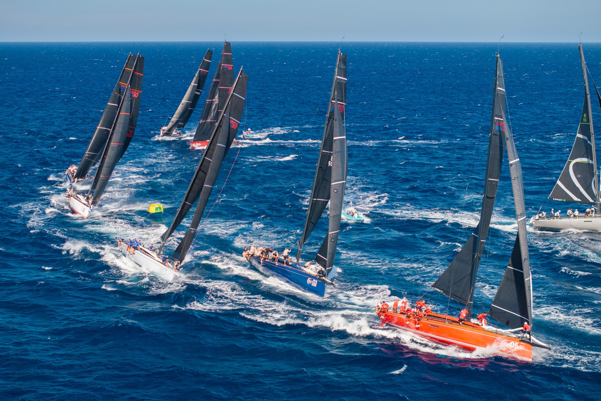 Champagne Sailing on day 2 of Rolex Swan cup