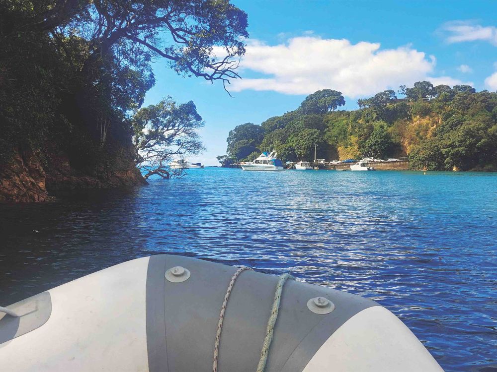 Dinghy cam from creek. // Photo credit: Alex Stone