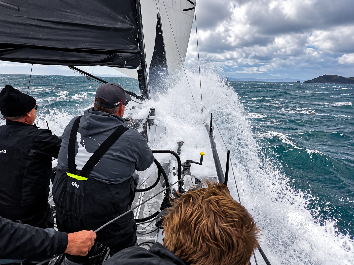 Building south-westerly tests Spring Regatta fleet around Waiheke