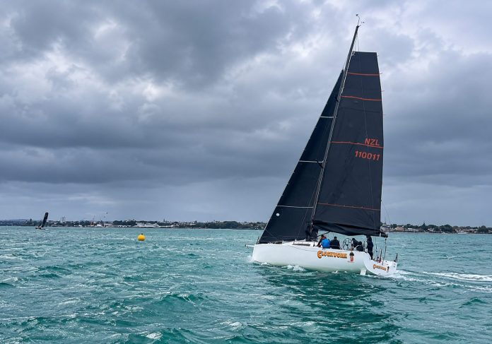 Clockwork in Richmond YC's 2026 Spring Regatta, the first event of the 2026 Doyle Sails Gold Cup. // Photo courtesy Richmond Yacht Club
