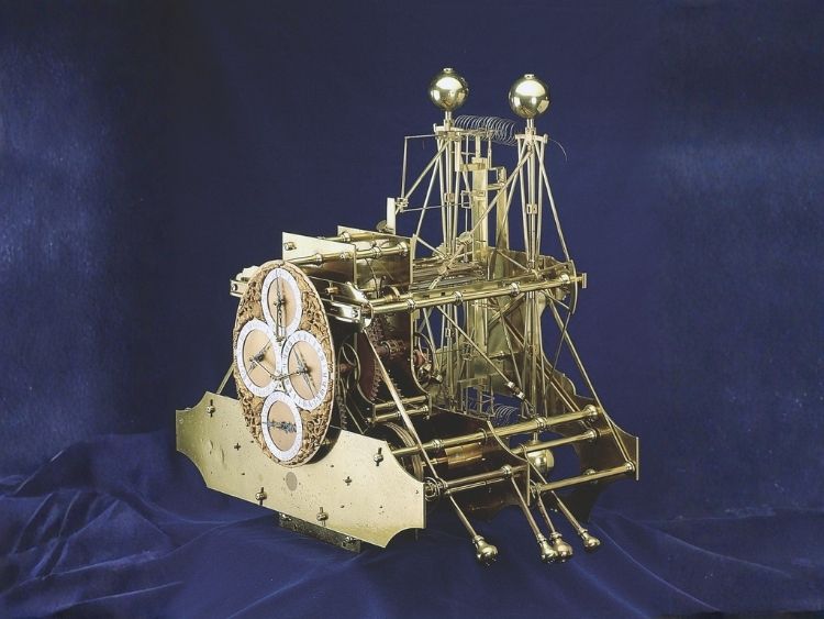 Harrison's chronometer, made accurate longitude calculations possible. // Supplied