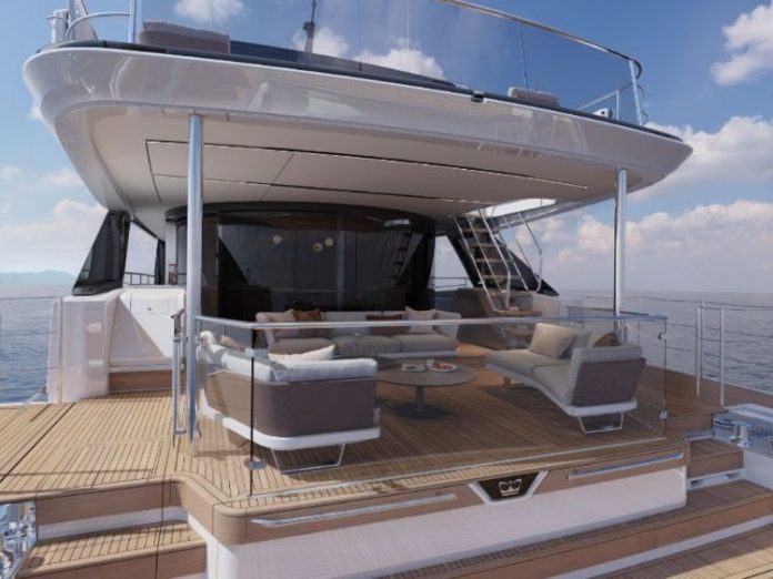 Princess X90 // Photo courtesy Princess Yachts