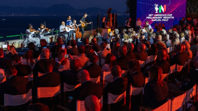 Stunning Opening Ceremony For The Louis Vuitton 38th America’s Cup Preliminary Regatta Naples