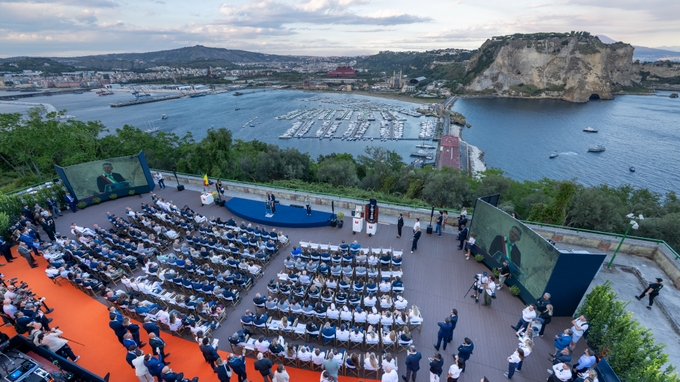 Stunning Opening Ceremony For The Louis Vuitton 38th America’s Cup Preliminary Regatta Naples