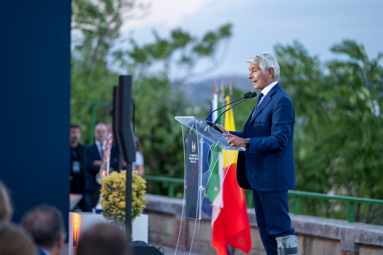 Stunning Opening Ceremony For The Louis Vuitton 38th America’s Cup Preliminary Regatta Naples