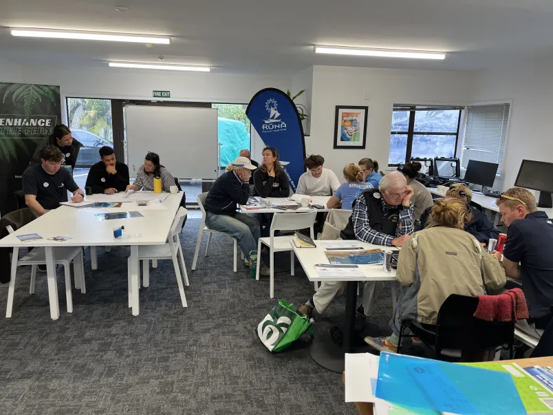 RŪNĀ workshops connect communities with the health of their moana